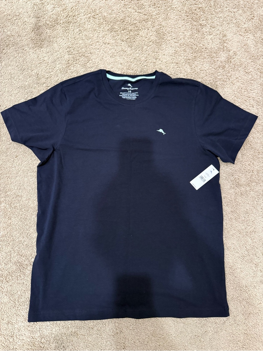 Tommy Bahama Mens Large Navy Blue Crew Neck Sleepwear T-Shirt NWT